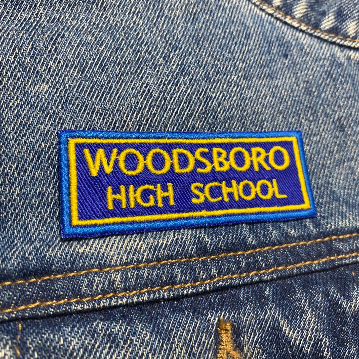 Woodsboro High School Sign