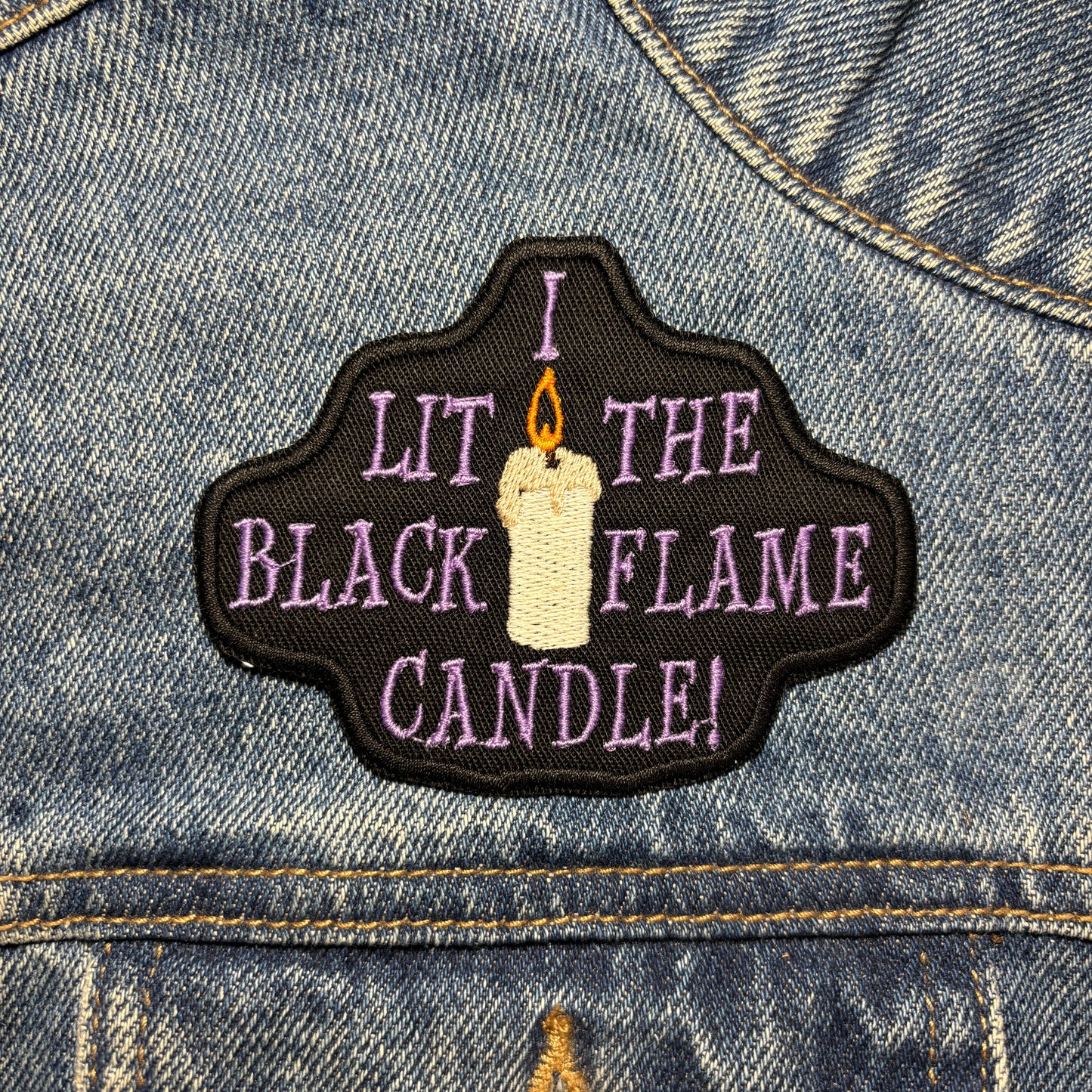 Black Flame Candle