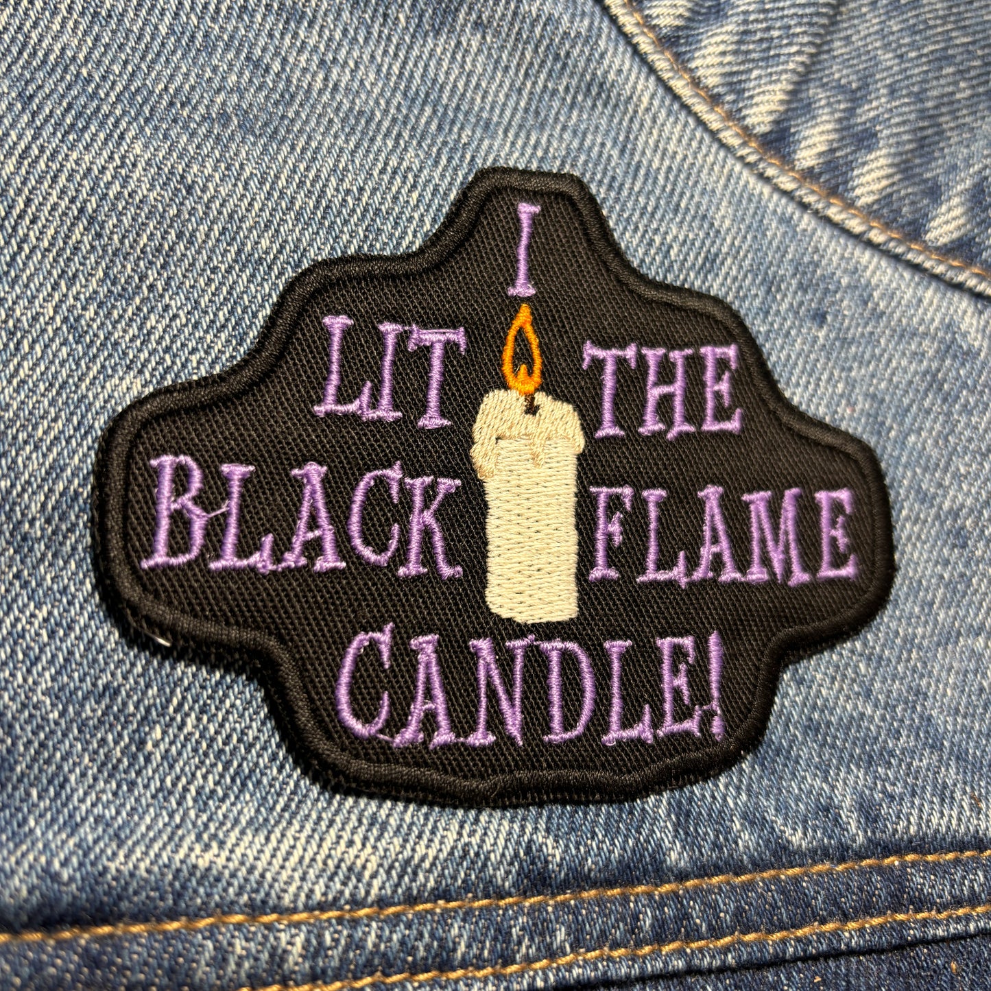 Black Flame Candle